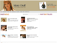Tablet Screenshot of mary-duff.rosetterecords.com